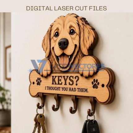 Portallaves Golden Retriever