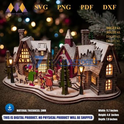 Pueblo Navideño Iluminado