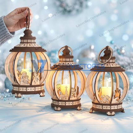 Trío de Faroles Navideños