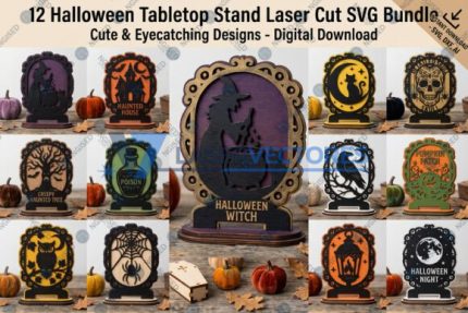 Paquete de soporte de mesa de Halloween