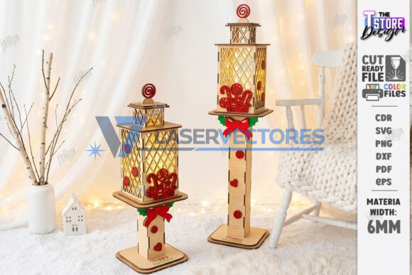 Paquete de linternas navideñas - Imagen 6