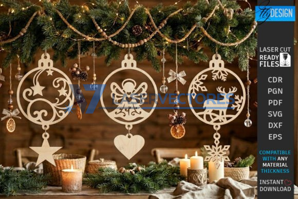 Paquete de adornos navideños - Imagen 3