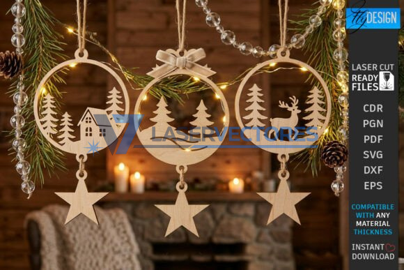 Paquete de adornos navideños - Imagen 4