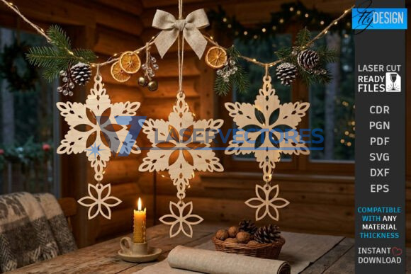 Paquete de adornos navideños - Imagen 5