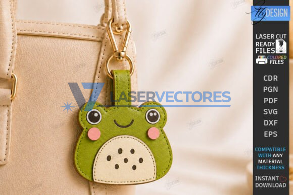 Llavero de piel con forma de animal y etiqueta para bolso (paquete de dos) - Imagen 5