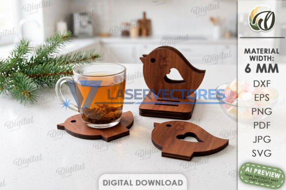 Lote de posavasos navideños - Imagen 11