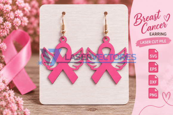 Paquete de pendientes de cáncer de mama - Imagen 2