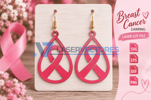 Paquete de pendientes de cáncer de mama - Imagen 5