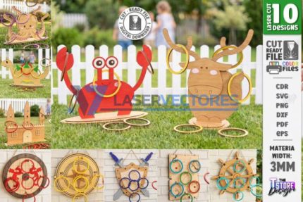 Juego de lanzamiento de aros