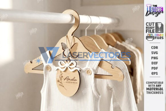 Juego de perchas para ropa de bebé - Imagen 2