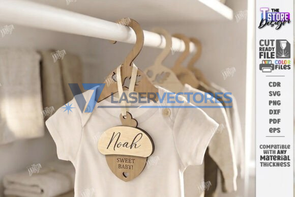 Juego de perchas para ropa de bebé - Imagen 3