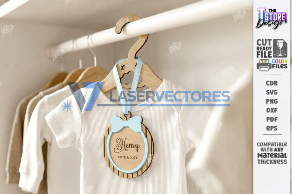Juego de perchas para ropa de bebé - Imagen 4