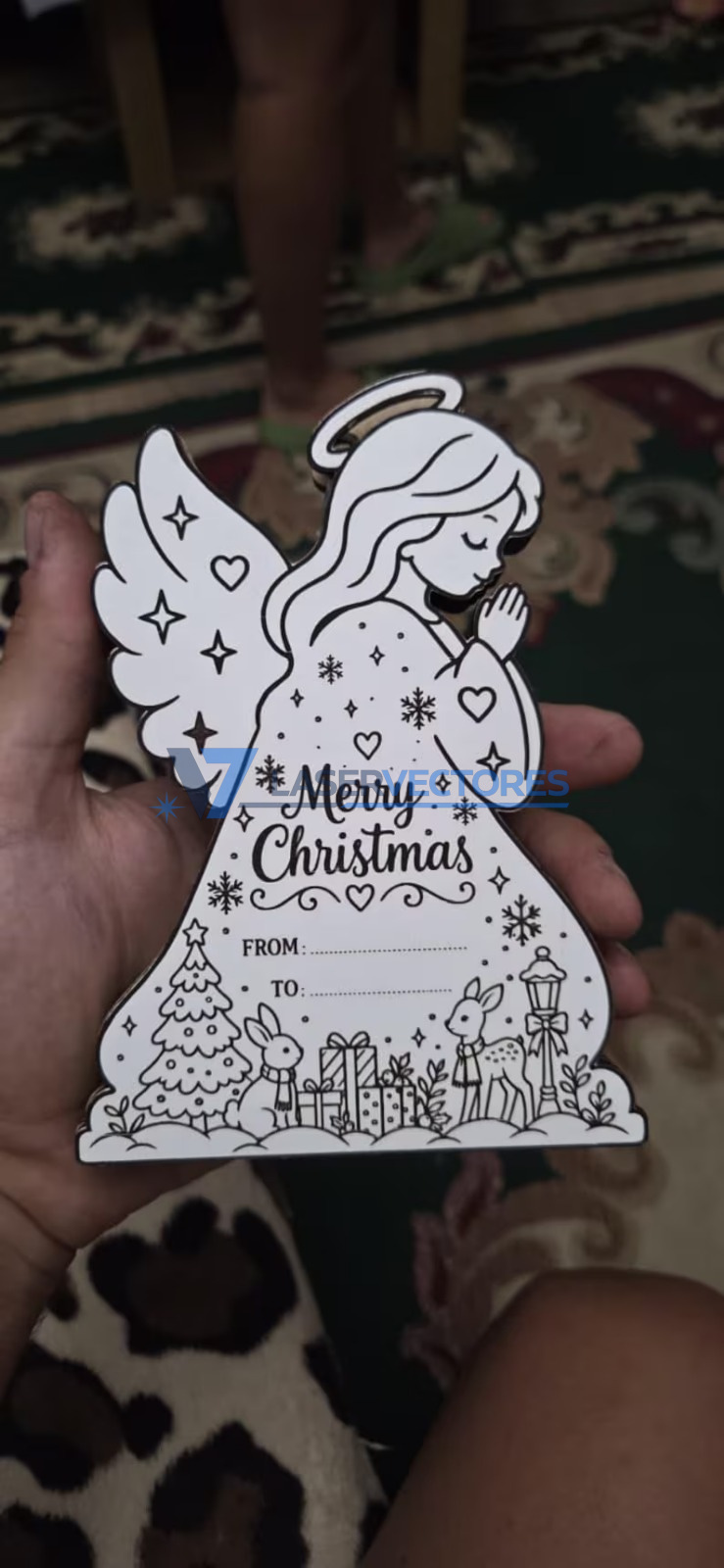 Ángel Navideño con Nacimiento - Imagen 5