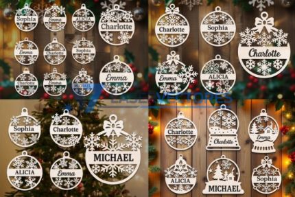 Paquete de adornos navideños