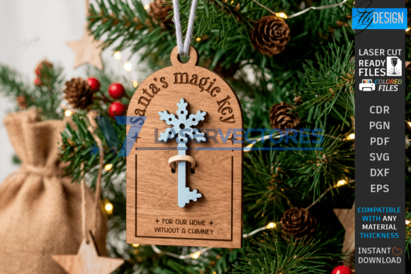 Paquete de llaves mágicas de Papá Noel - Imagen 4