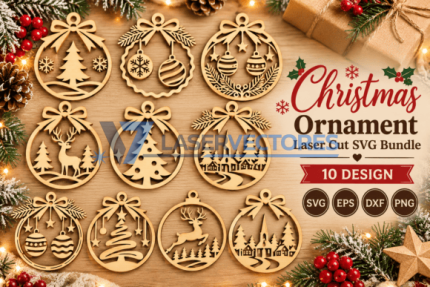 Paquete de adornos navideños
