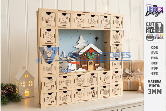 Paquete de calendarios de Adviento de Navidad - Imagen 6