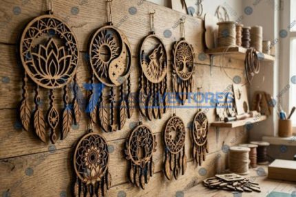 Paquete de decoración de pared con atrapasueños