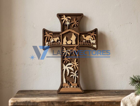 Cruz de la Natividad Navidad - Imagen 2