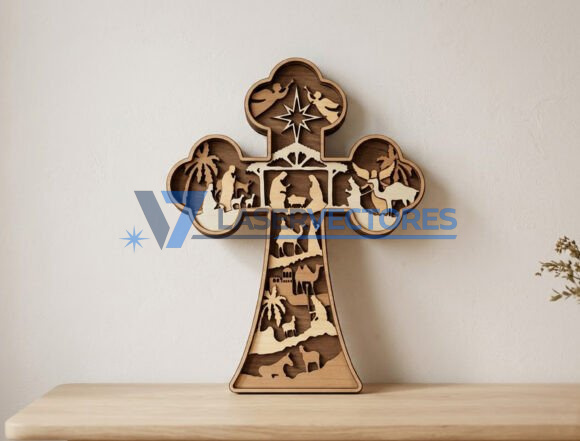 Cruz de la Natividad Navidad - Imagen 4