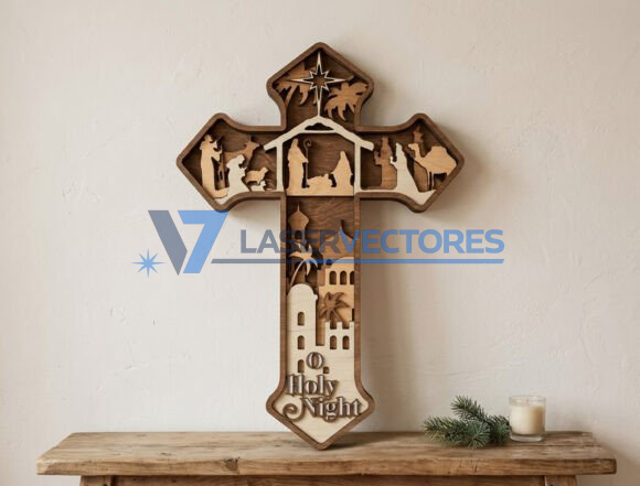 Cruz de la Natividad Navidad - Imagen 5
