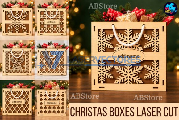 Bolsa de regalo navideña personalizada - Imagen 2