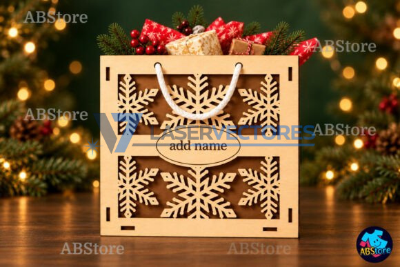 Bolsa de regalo navideña personalizada - Imagen 5