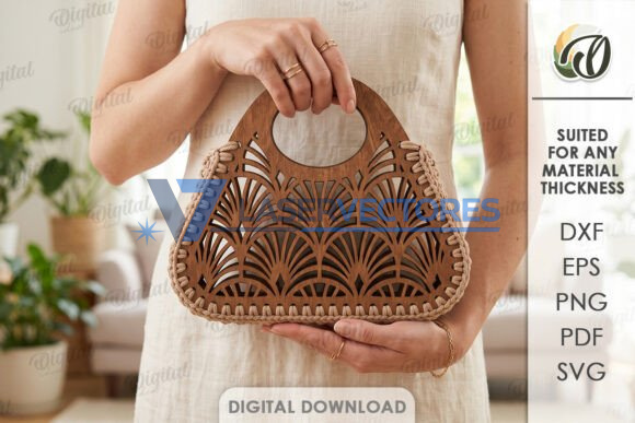 Paquete de bolsos de madera - Imagen 9
