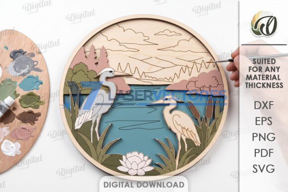 Paquete de letreros de pared para colorear por capas - Imagen 7