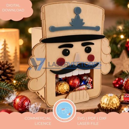 Caja de Regalo Navideña Cascanueces