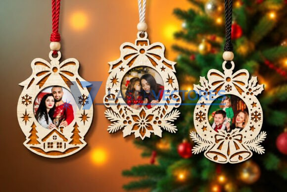 Paquete de adornos navideños para fotos - Imagen 12